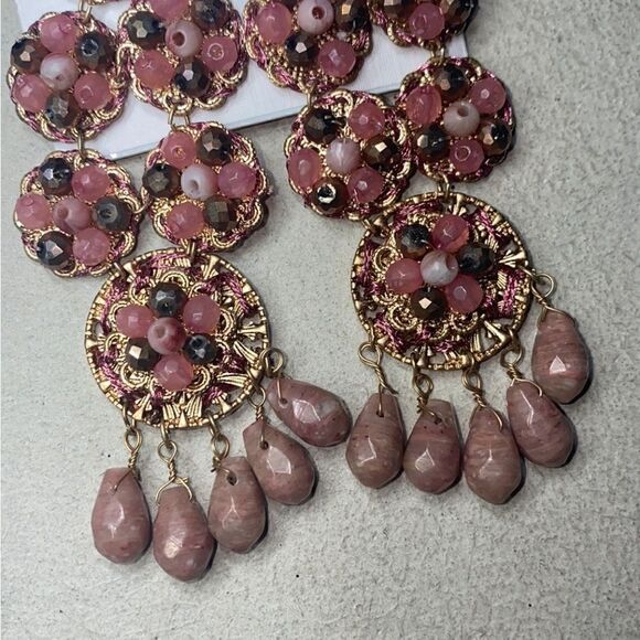 NWT Lydell NYC Multihued Statement Earrings, Polished Women's - Picture 5 of 8